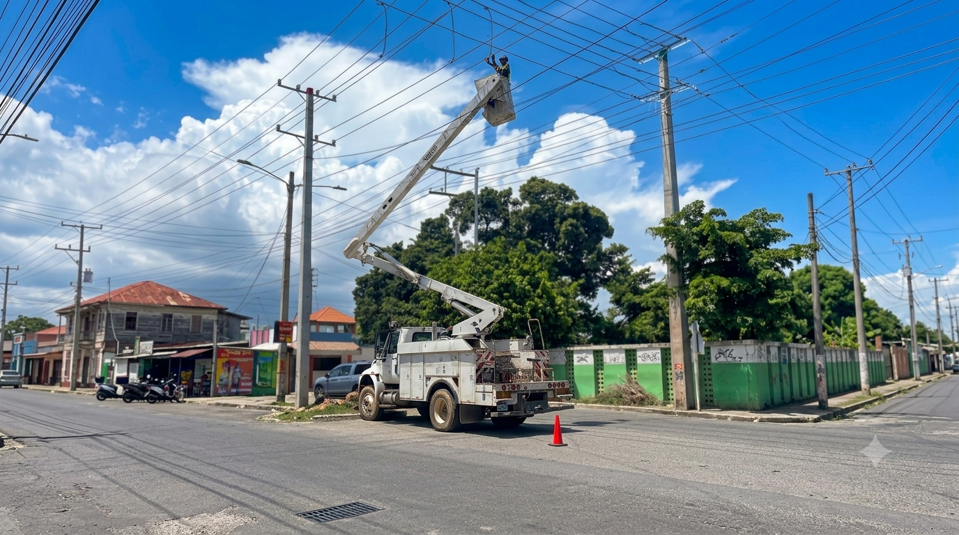 EDEEste avanza en la construcción del circuito que alimentará la Villa de los Atletas de los Juegos Centroamericanos