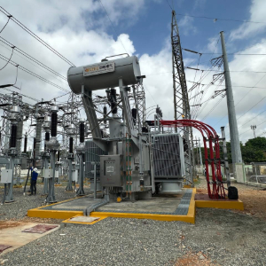 Edeeste pone en funcionamiento nuevo transformador de potencia en la Subestación Los Mina 138 kV